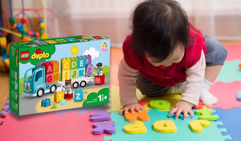 Đồ chơi đoàn tàu học chữ Lego Duplo 10915 (36 chi tiết)