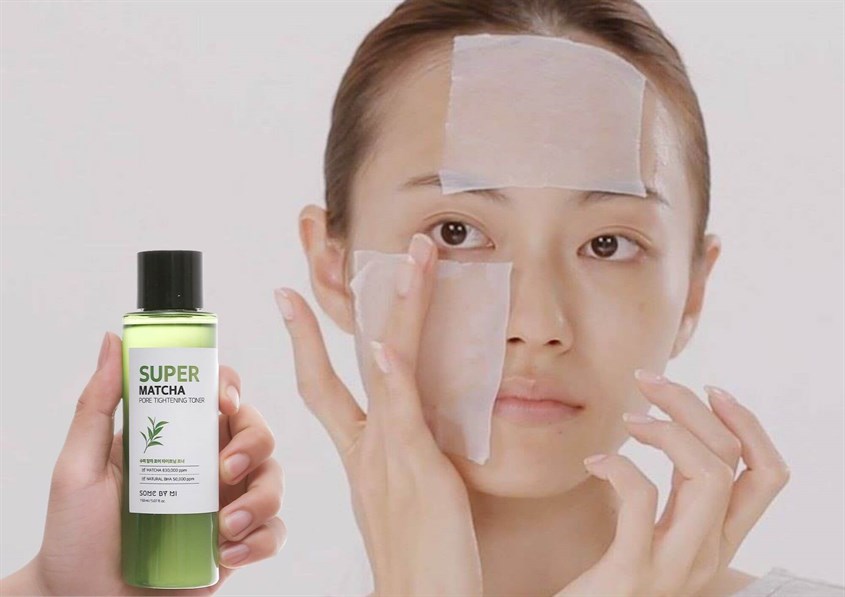 Nước hoa hồng Some By Mi chiết xuất trà xanh 150 ml giúp loại bỏ các tạp chất còn sót lại trên da