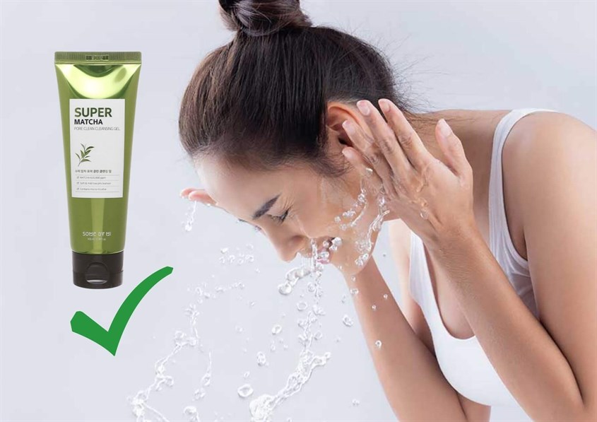 Sữa rửa mặt hỗ trợ cải thiện lỗ chân lông Some By Mi Super Matcha 100 ml