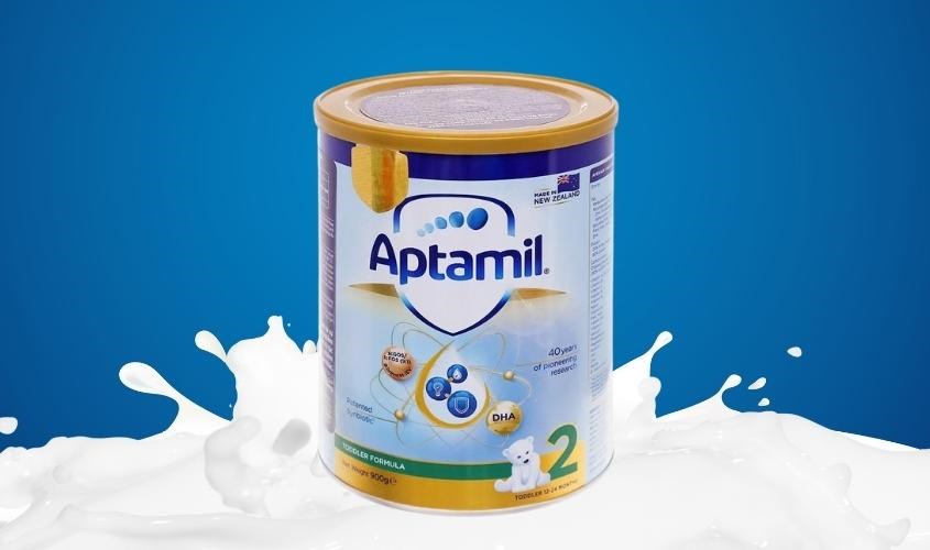 Sữa bột Aptamil Toddler Formula vị nhat thanh số 2 900g (12 - 24 tháng)