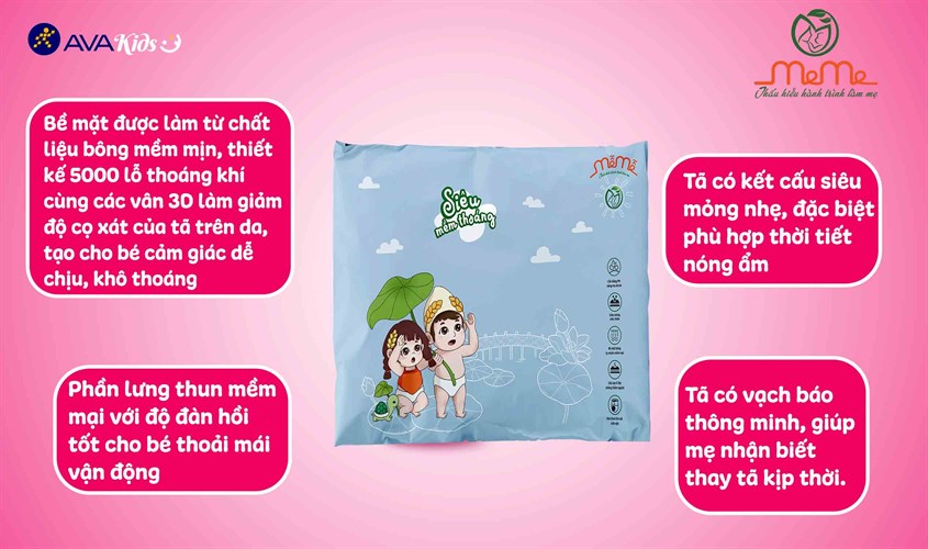 Tã Mễ Mễ đạt chuẩn hàng Việt Nam chất lượng cao