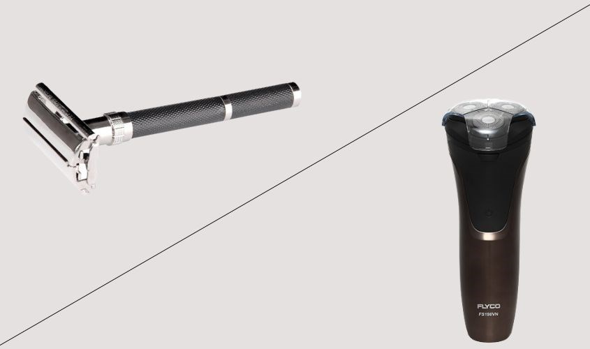 Sự khác biệt giữa dao cạo râu mà máy cạo râu