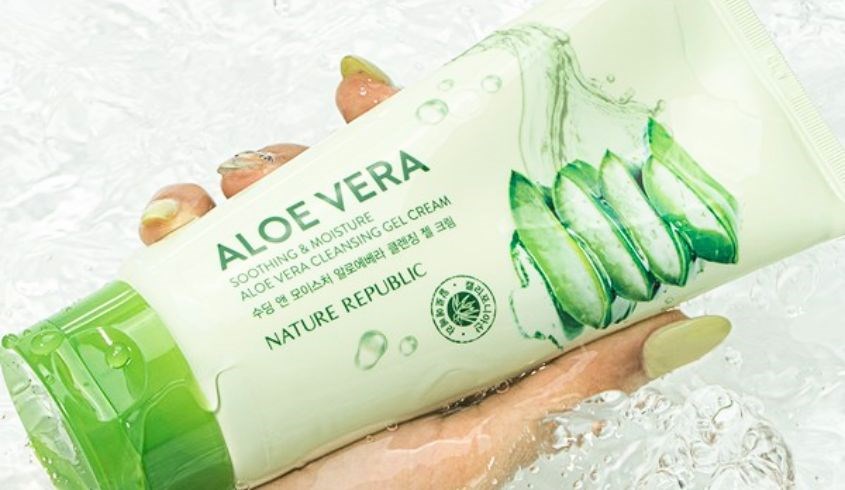 Kem tẩy trang chiết xuất Lô Hội Nature Republic Soothing & Moisture Aloe Vera 150 ml Kem tẩy trang chiết xuất Lô Hội Nature Republic Soothing & Moisture Aloe Vera 150 ml