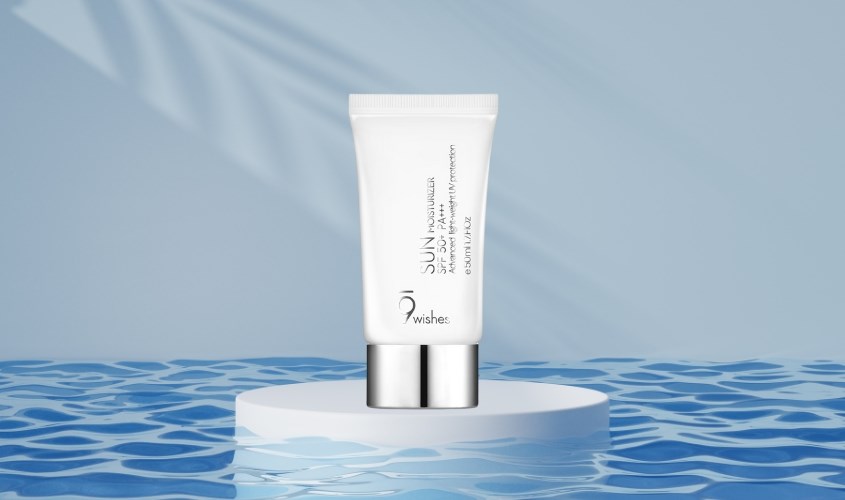 Kem chống nắng chống lão hóa và dưỡng trắng 9 Wishes Sun Moisturizer SPF 50+ PA+++ 50 ml