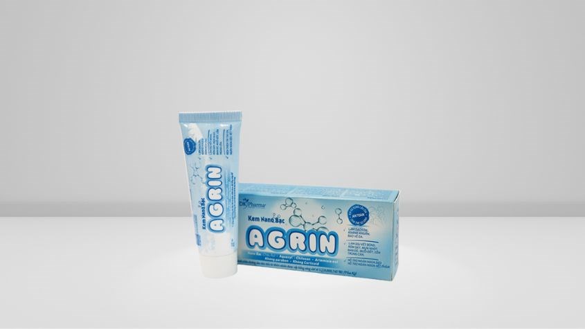 Kem bôi da Nano Bạc cho bé Agrin 25g