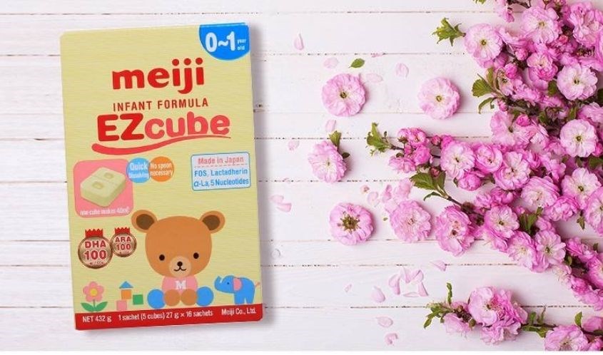 Sữa bột Meiji Infant Formula Ezcube 432g (0 - 12 tháng)