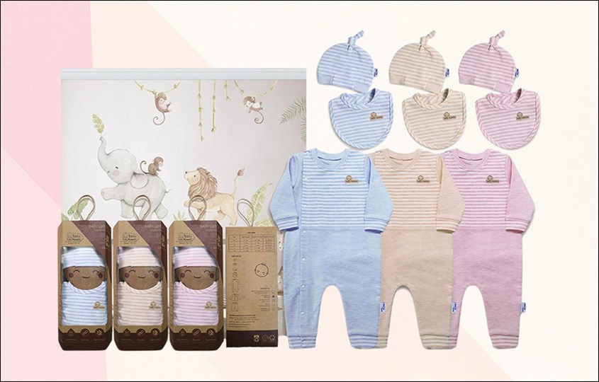 Set hộp quà 3 món BabyMommy - Màu ngẫu nhiên