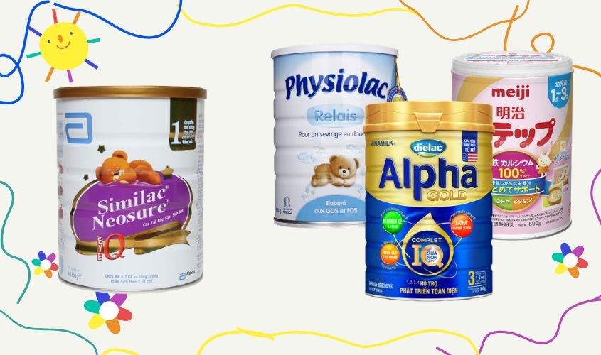 Không kết hợp các loại sữa công thức với nhau