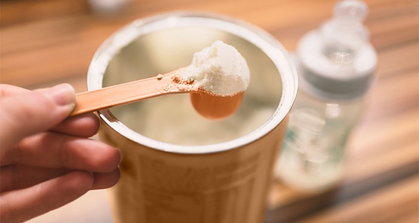 Lưu ý pha sữa đúng theo công thức