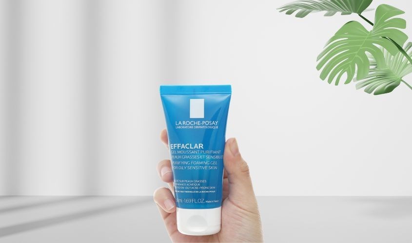 Gel rửa mặt làm dịu và giảm kích ứng dành cho da dầu, mụn La Roche Posay Effaclar 50 ml