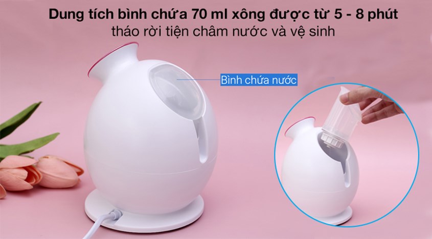 Máy xông hơi mặt Nano nóng K.SKIN KD233