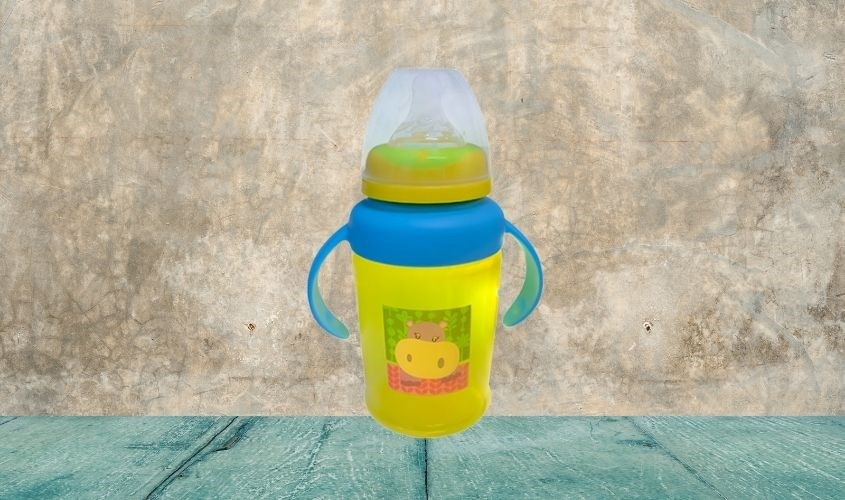 Bình tập uống nhựa PP, silicone