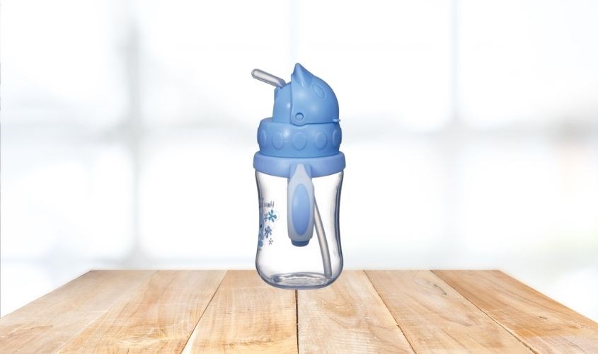 Bình tập uống nhựa PP, nhựa TPR, silicone KuKu