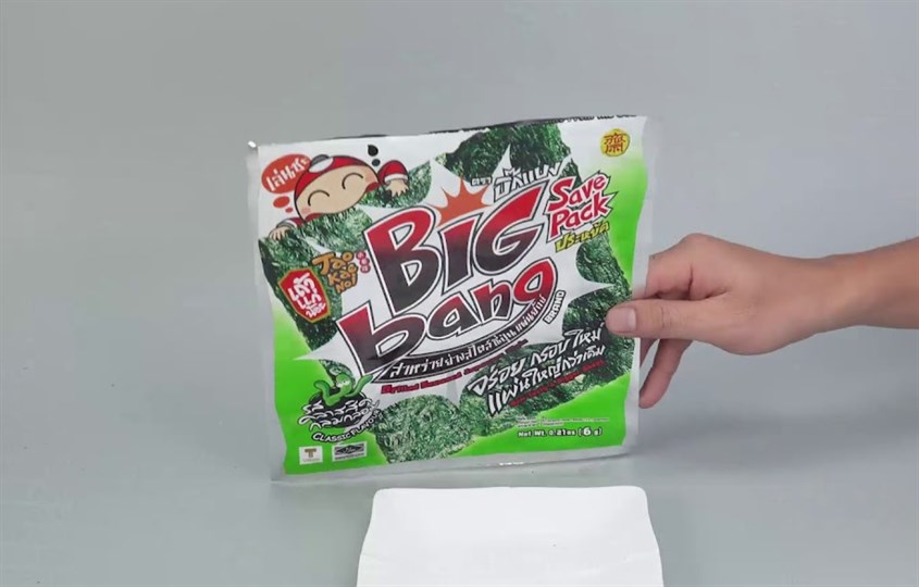 Snack rong biển vị truyền thống Tao Kae Noi Big Bang 6g (từ 1 tuổi)