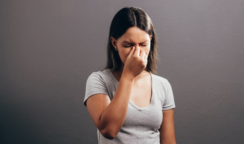 Massage làm giảm áp lực xoang