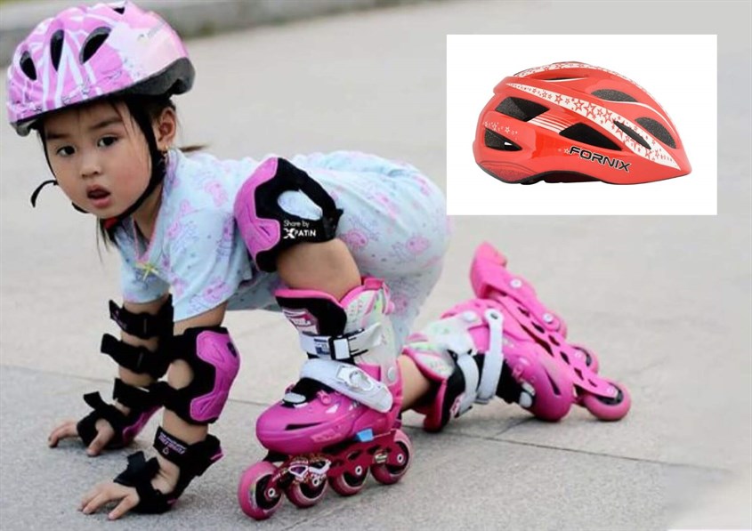 Nón bảo hiểm trẻ em Fornix A02NM17 Size S Đỏ