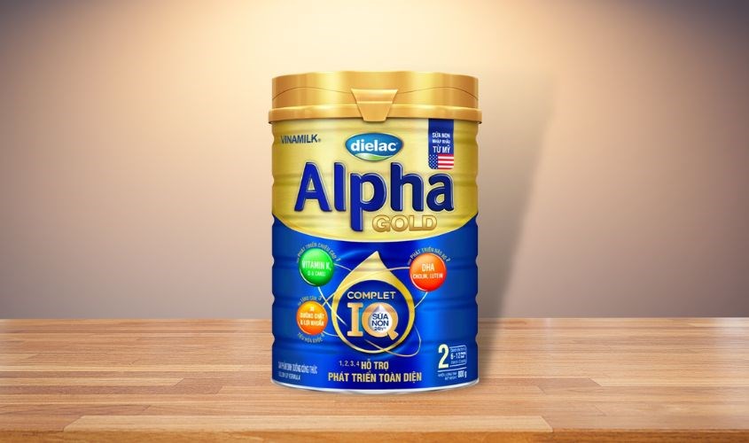 Sữa bột Dielac Alpha Gold IQ số 2 800g (6 - 12 tháng)