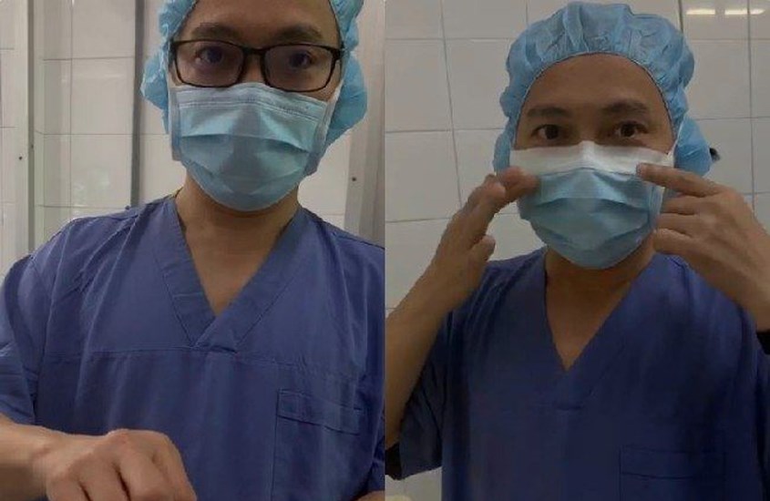 Dán băng keo cố định