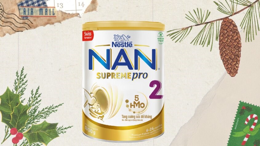 Sữa bột NAN Supremepro số 2 800g (6 - 24 tháng) dành cho trẻ dị ứng đạm sữa bò