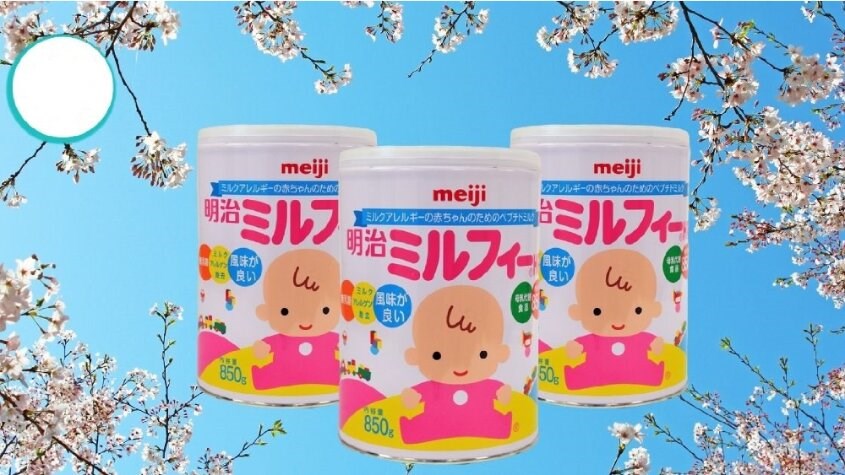 Sữa Meiji HP giúp bé tăng cân và phát triển toàn diện.