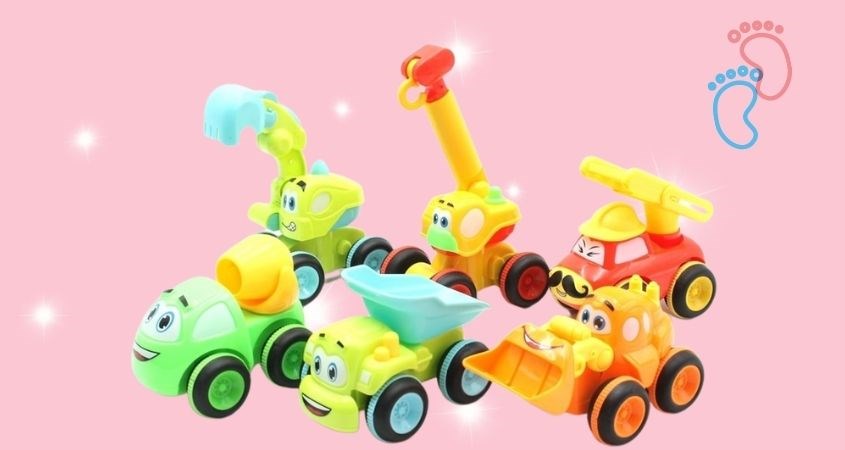 Bộ đồ chơi trẻ em - Xe trớn công trình Funday Fd-0201 Màu ngẫu nhiên