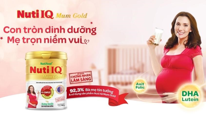Sữa bầu Nuti IQ Mum Gold dành cho mẹ