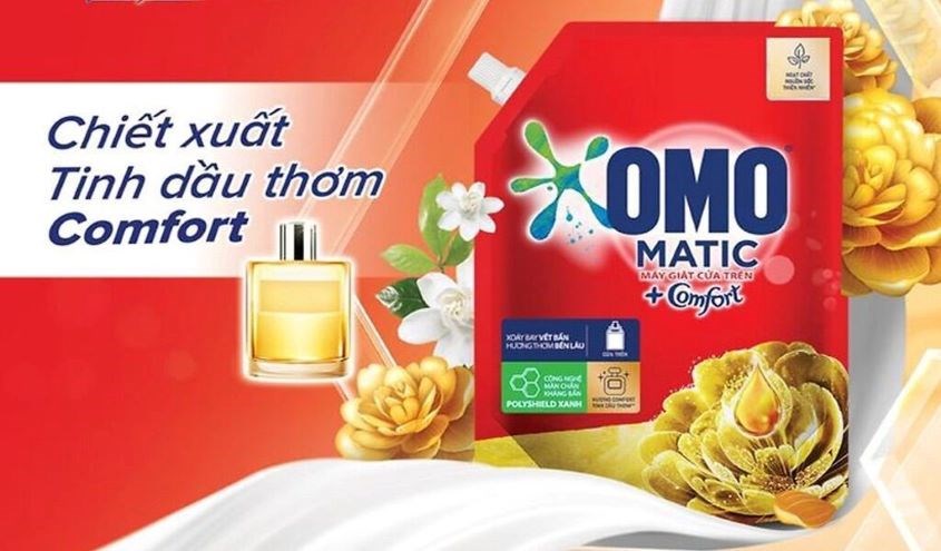 Nước giặt OMO Comfort tinh dầu thơm 