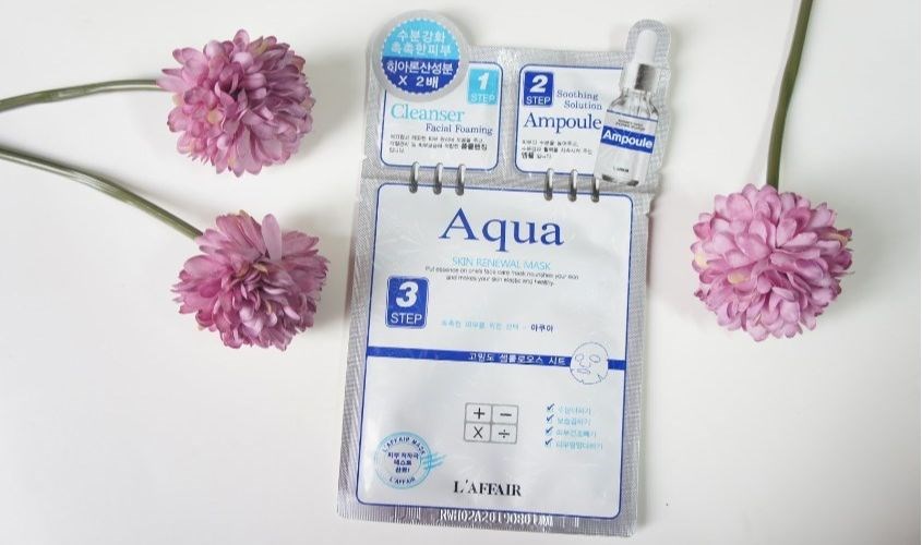 Mặt nạ giấy 3 bước Hyaluronic Acid cấp ẩm sâu Rainbow L