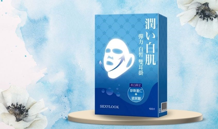 Mặt nạ giấy Ngọc Trai săn chắc da, dưỡng trắng và nâng cơ 360º SexyLook 30 ml (hộp 10 miếng)