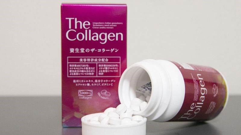 The Collagen Shiseido là dạng viên chứa tinh chất sữa ong chúa
