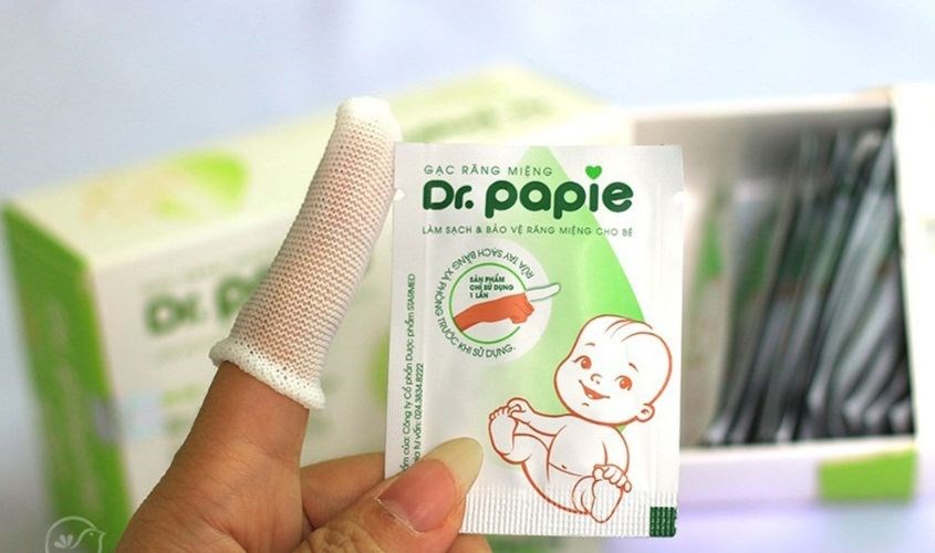 Gạc răng miệng cho bé Dr.Papie hộp 30 gói (từ 0 tháng) Gạc răng miệng cho bé Dr.Papie hộp 30 gói (từ 0 tháng)