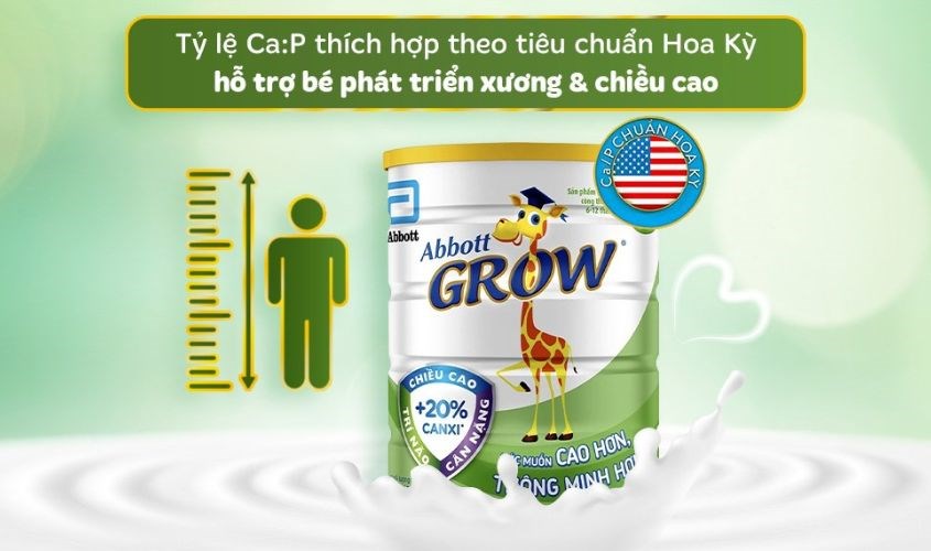 Sữa bột Abbott Grow số 2 hương vani 900g (6 - 12 tháng) Sữa bột Abbott Grow số 2 hương vani 900g (6 - 12 tháng)
