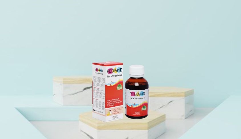 Siro Pediakid Fer + Vitamines B giúp giảm mệt mỏi 125 ml (từ 6 tháng)