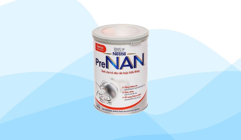 Sữa bột PreNAN 400g (trẻ sơ sinh) dành cho trẻ nhẹ cân, thiếu tháng
