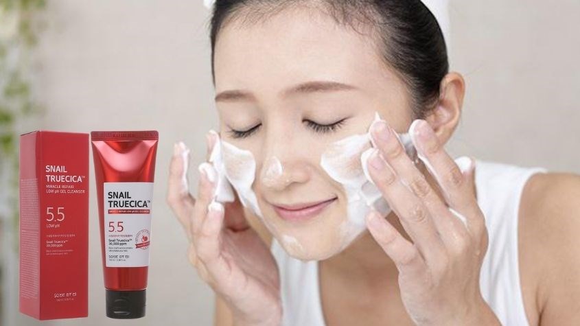 Sữa rửa mặt chiết suất ốc sên Some By Mi Truecica Miracle Repair 100 ml