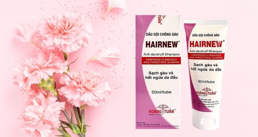 Dầu gội Hairnew giúp trị gàu và duy trì mái tóc mềm mượt cho bạn