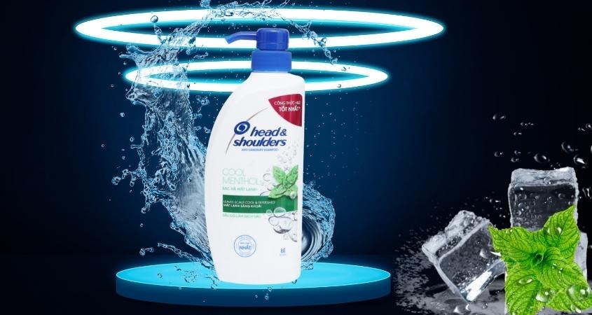 Dầu gội Head & Shoulders Cool Methol làm sạch gàu 850 ml