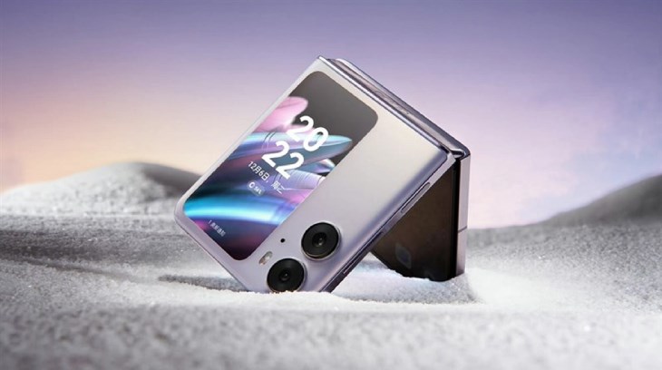 Điện thoại OPPO Find N2 Flip 5G có bộ nhớ trong 256 GB tạo không gian lưu trữ rộng lớn