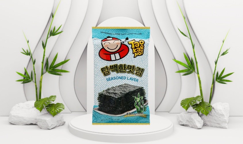 Gói snack rong biển vị truyền thống Tao Kae Noi 4g
