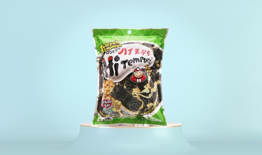Snack rong biển vị truyền thống Tao Kae Noi Tempura 25g