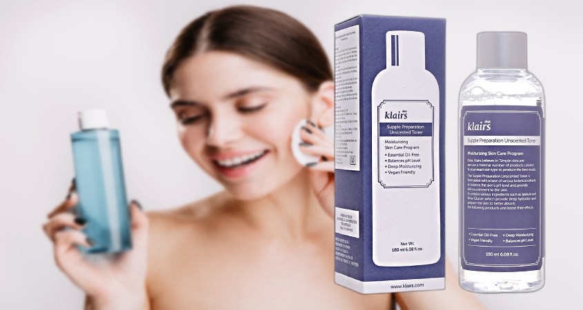 Nước hoa hồng không mùi Klairs Supple Preparation 180 ml