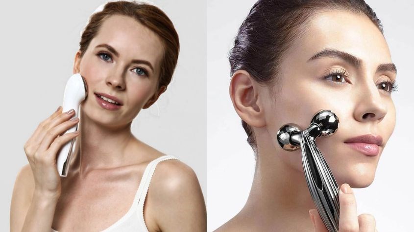 Máy massage Hàn Quốc thường được làm từ nhựa cao cấp, mạ crom