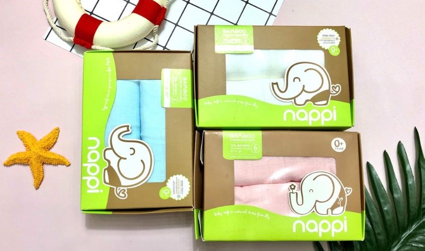 Khăn sợi tre Nappi Khăn sợi tre Nappi