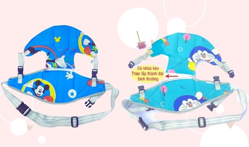 Đai đi xe máy KACHOOBABY - Màu ngẫu nhiên (1 - 8 tuổi)