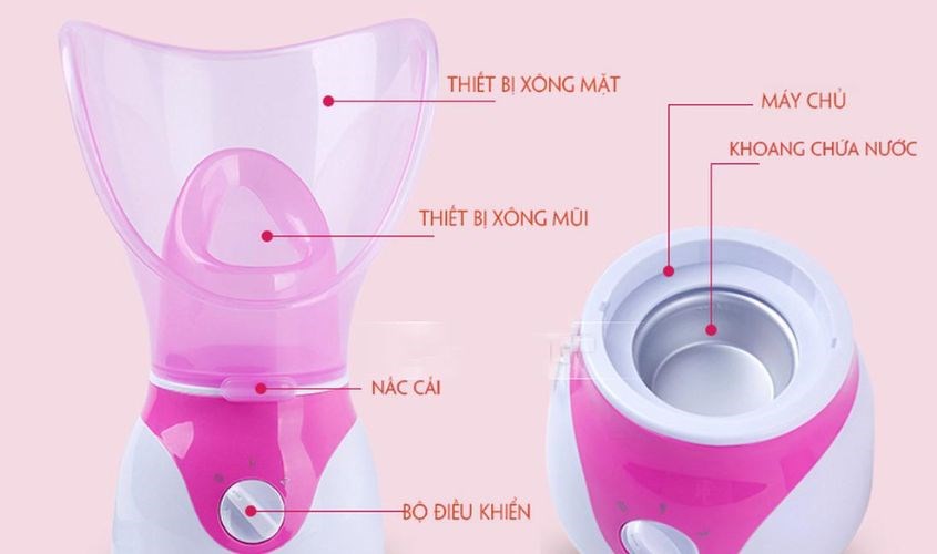 Thiết kế của máy xông hơi mặt mini