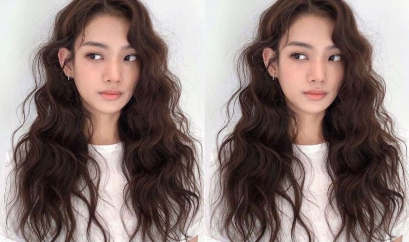 Tóc uốn gợn sóng tự nhiên