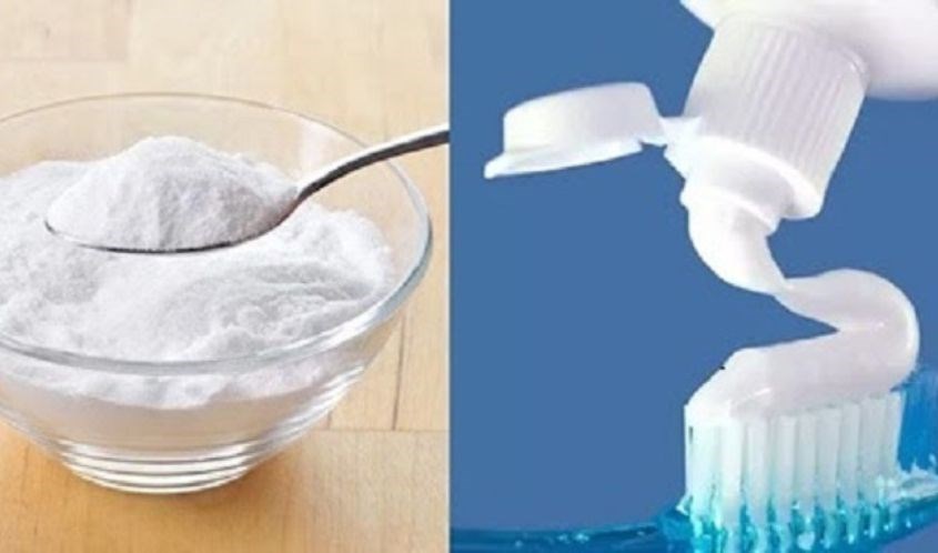 Sử dụng kem đánh răng và baking soda giúp tẩy tế bào chết môi