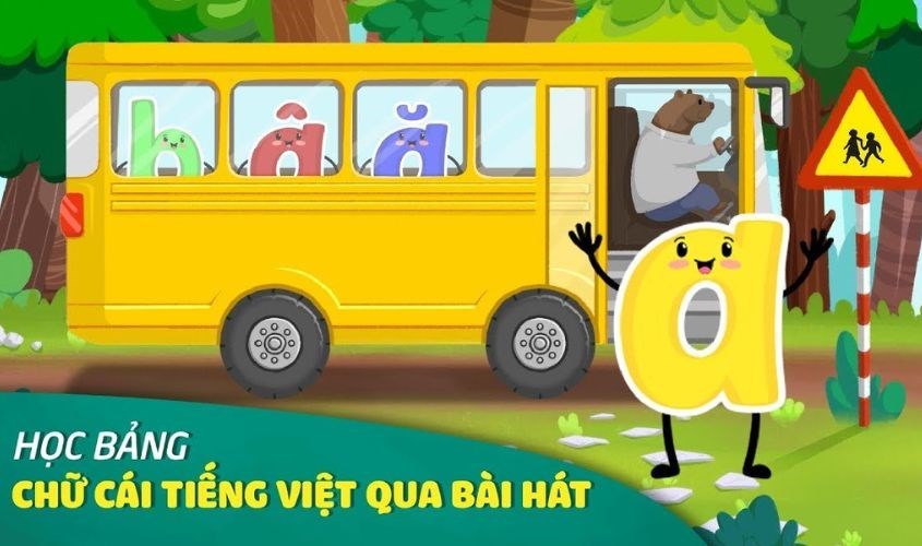 Dạy bé học bằng chữ cái qua bài hát