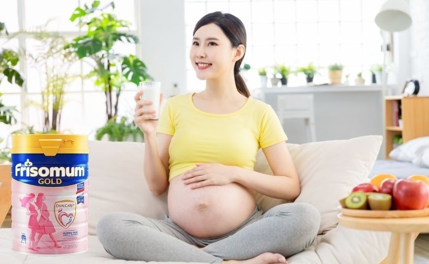 Sữa bầu Frisomum Gold hương cam 900g