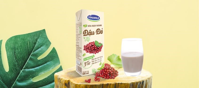 Sữa đậu nành đậu đỏ rất tốt trong việc giải độc tố cơ thể